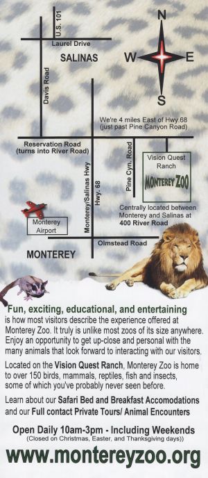 Monterey Zoo brochure thumbnail