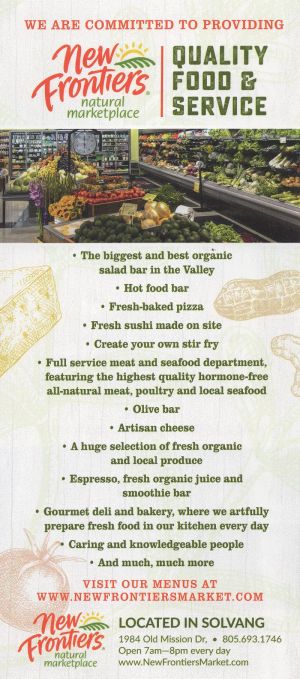 Natural Foods Marketplace brochure full size