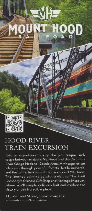 Mt. Hood Railroad brochure thumbnail