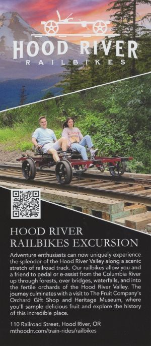 Hood River Railbikes brochure full size