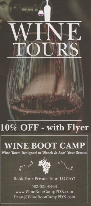 Wine Boot Camp PDX brochure full size