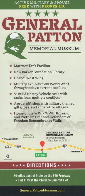 General Patton Memorial Museum brochure thumbnail