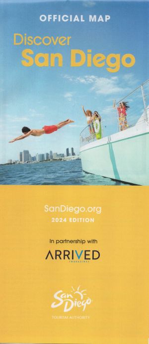 San Diego Official Map brochure thumbnail