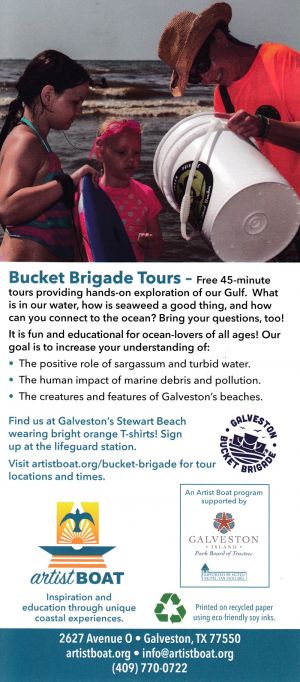 Galveston Bucket Brigade brochure thumbnail