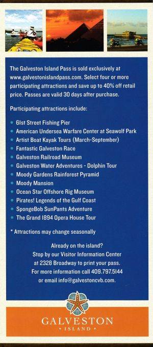 Galveston Destination Guide brochure thumbnail