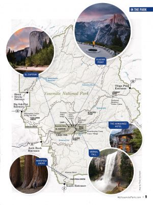 Yosemite National Park brochure full size