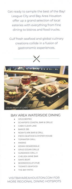 League City Dining Guide brochure thumbnail