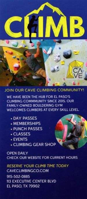 Cave Climbing brochure thumbnail
