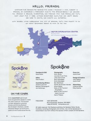 Spokane Visitors Guide brochure thumbnail
