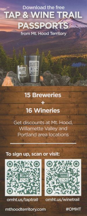 Tap Trail and Wine Trail brochure thumbnail