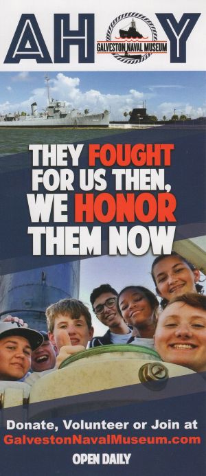 Galveston Naval Museum brochure full size