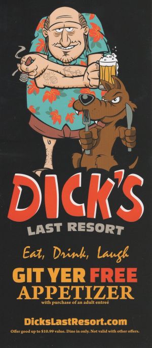 Dick's Last Resort San Antonio brochure thumbnail