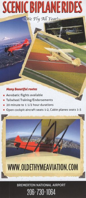 Scenic Bi-Plane Rides brochure thumbnail