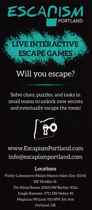 Escapism Portland brochure thumbnail
