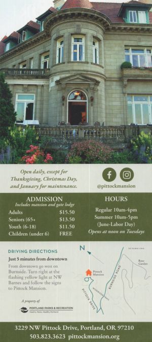 Pittock Mansion brochure thumbnail