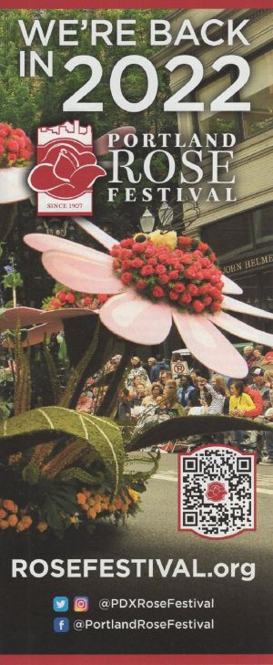 Portland Rose Festival Calendar of Events brochure thumbnail