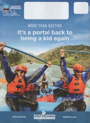 Colorado Springs Official Visitors Guide brochure full size