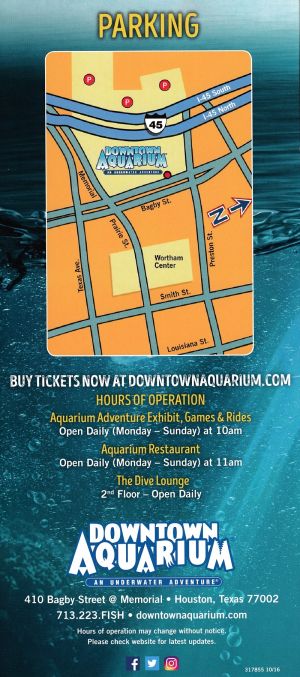 Downtown Aquarium-Houston brochure thumbnail