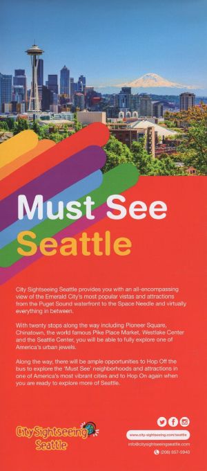 City Sightseeing Seattle brochure thumbnail