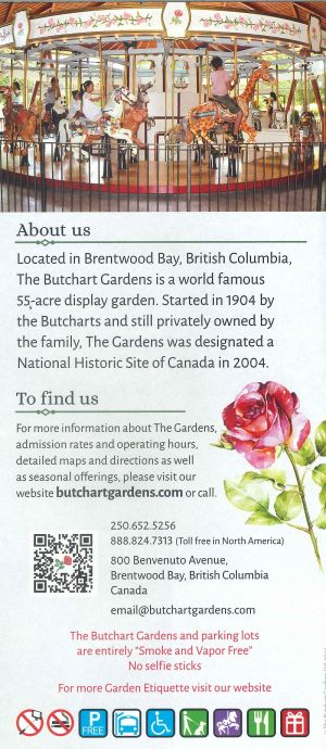 Butchart Gardens Summer brochure thumbnail