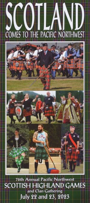 Scottish Highland Games brochure thumbnail