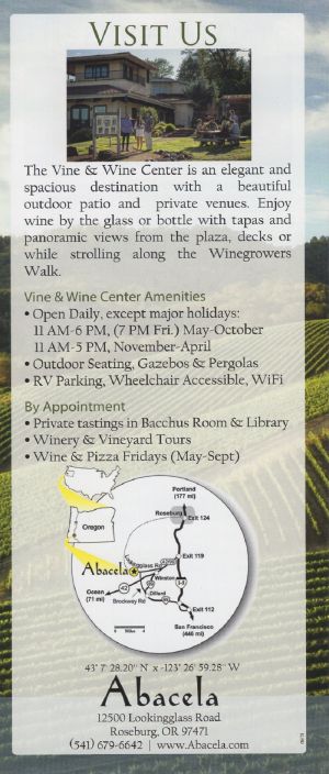 Abacela Vine & Wine brochure thumbnail