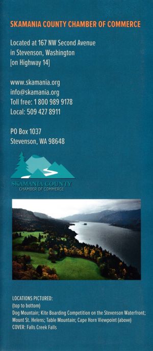 Skamania County Chamber of Commerce brochure thumbnail