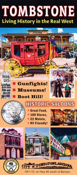 City of Tombstone Rack Card brochure thumbnail