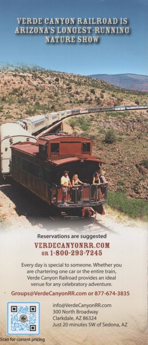 Verde Canyon Railroad brochure thumbnail