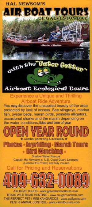 Air Boat Tours of Galveston brochure thumbnail