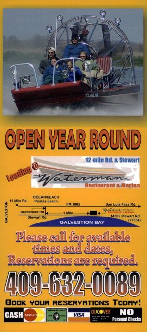Air Boat Tours of Galveston brochure thumbnail