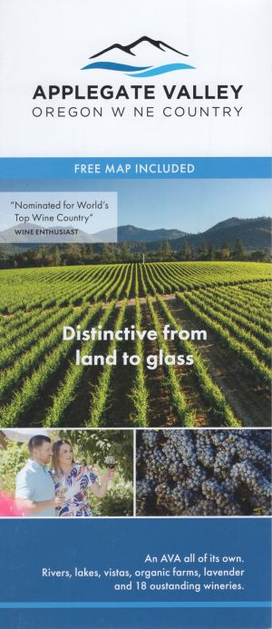 Applegate Valley Wine Map brochure thumbnail