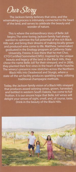 Belle Joli Winery brochure thumbnail