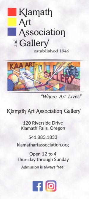 Klamath Art Association brochure thumbnail