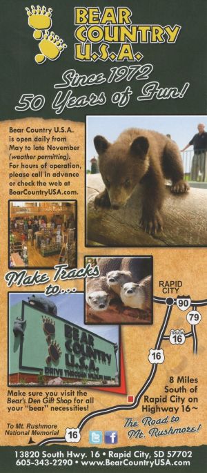 Bear Country USA brochure thumbnail