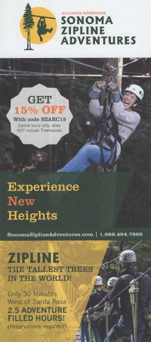 Sonoma Canopy Tours brochure thumbnail
