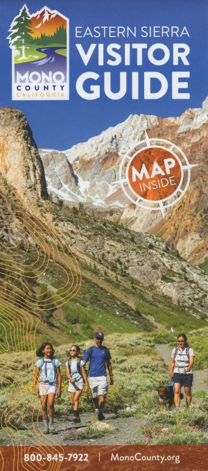 Eastern Sierra Visitors Map brochure thumbnail