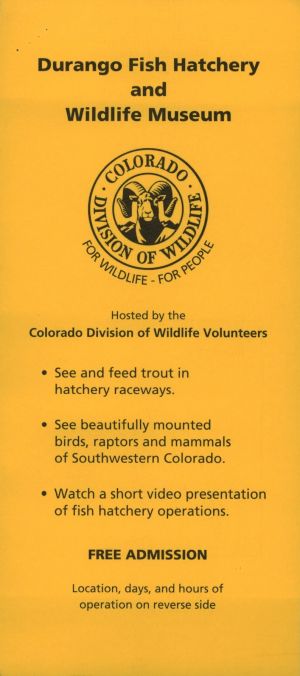 Durango Wildlife Volunteers brochure thumbnail