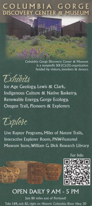 Columbia Gorge Discovery Center brochure thumbnail