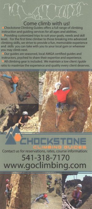 Smith Rock Climbing Guides brochure thumbnail