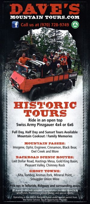 Dave's Mountain Tours brochure thumbnail