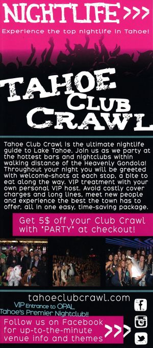 Tahoe Club Crawl brochure thumbnail