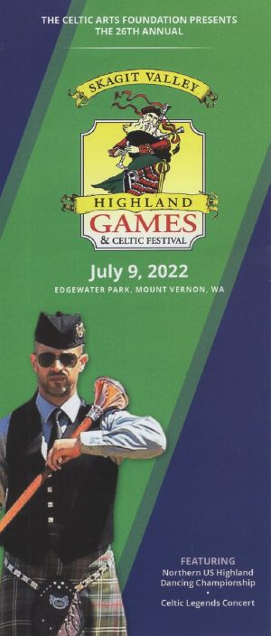 Skagit Valley Highland Games brochure full size