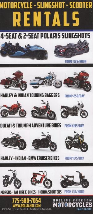 Rolling Freedom Motorcycles brochure full size