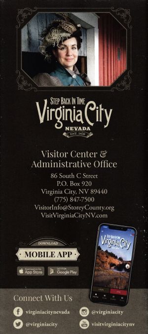Virginia City Tourism brochure thumbnail