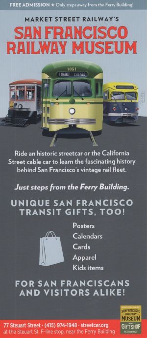 San Francisco Railway Museum brochure thumbnail