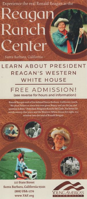 Reagan Ranch Center brochure full size