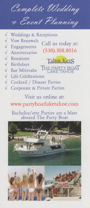 The Party Boat brochure full size