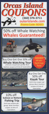 Outer Island Excur-Orcas 50% off
