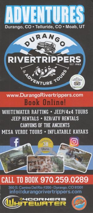 Durango Rivertrippers Mesa Verde brochure thumbnail
